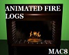 ANIMATED FIRE LOGS