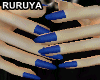 [R] Blue elegant Nails