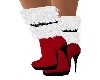 X-MAS SHORT RED BOOTS
