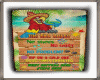 Tiki Bar Rules Wall Art