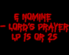E Nomine-Lord's Prayer I