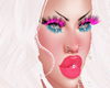 THICK PINK LASHES