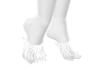 G. short heels white