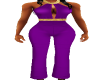 Purple Melane Pantsuit