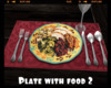 *Plate with food 2