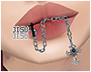 💖 Lip chain Cross