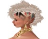 hair blond stylé punk