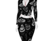 black smiley set