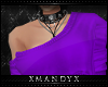 xMx:Mini Purple Sweater
