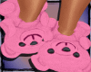 Pink Bear Slipperse