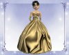 Spun Gold Satin Ballgown