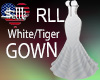 White/Tiger BallGown