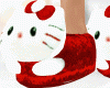 Kitty Red Slippers