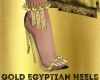 Gold Egyptian Heels