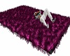 hot pink fur rug