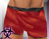 {BOXERS} RED SILK M