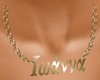 RS2 Iwanna gold necklace