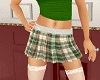 Hot Pleated Green Skirt