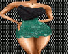 Green Black Dress BMXXL