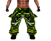 m.yellow/green bud pants