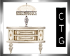 CTG-GH- ANTQ TABLE/LAMP
