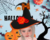 orange  Kid Witch Hat