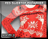 Red Sweater Pullover