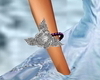 silver flower bracelet R
