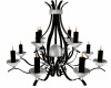 Silver.Black Chandelier