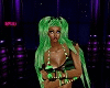 green dub hair