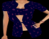 navy/print camisole
