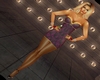 Purple Black minidress
