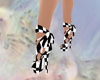 heels black/white