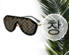 Glasses Mosaic Black