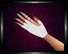 White Gloves Silver Nail
