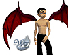 DLUX Demon Wings - Red
