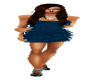 Teal Flapper Dress