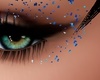 blue glitter eyes