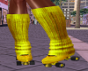 FG~ Gold Roller Skates