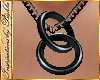 Onyx Rings Necklace*F