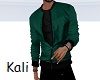 Green Quilted Jacket