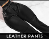 - leather mum pants -