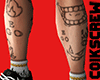 CC. Legs Tattoo Smile