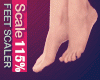 Feet Scaler 115% M/F