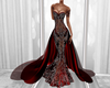 Elegant B/R Vampire Gown