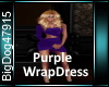 [BD]PurpleWrapDress