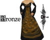 LE~Bronze Antique Gown