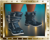 BB BLUE LEATHER BOOTS-M