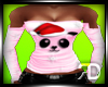 Christmas Panda Pink