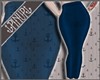 K| Leather Pants | Blue